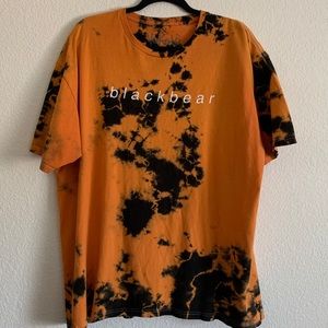 Blackbear Merch Shirt XL | Orange & Black Tie Dye
